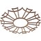 Ekena Millwork Augustus Wood Fretwork Pierced Ceiling Medallion, Walnut, 20"OD x 7"ID x 1/4"T CMWP20X20X0250AUWA - alternate 3